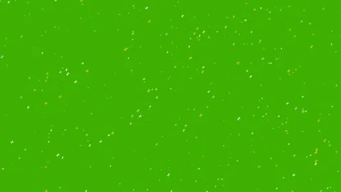 White and gold confetti falling on green screen celebration overlay 4K Vídeos de archivo 336485698