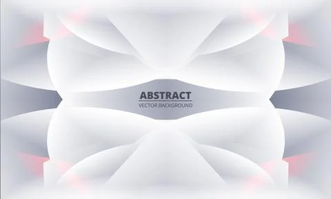 White and gray abstract background graphic design presentation template. Stock Illustration