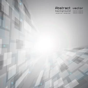 White and gray abstract background,Space for text,Objects used transparency a Stock Illustration