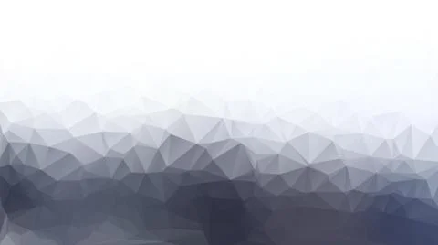 White and gray abstract polygon triangle background Stock Illustration