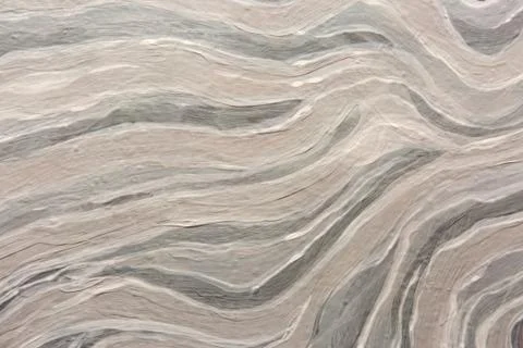 White and gray abstract wave pattern. Oil paint texture. Stock Illustration