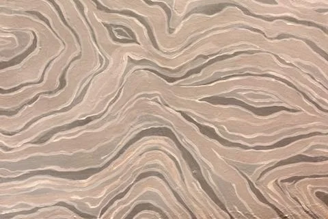 White and gray abstract wave pattern. Oil paint texture. Illustrazione stock