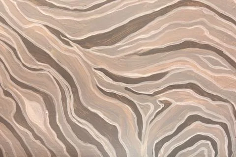 White and gray abstract wave pattern. Oil paint texture. Stock Illustration