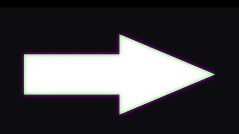 White and gray arrows pointing right on black background with subtle motion Stock Footage 340942905
