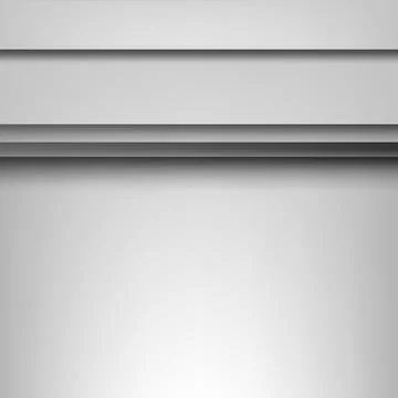 White and gray background with multiple layers - Vector Illustrazione stock