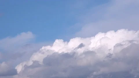 White and gray clouds Stock Footage 237790283