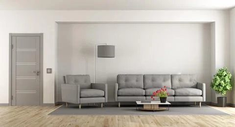 White and gray Stock Illustration