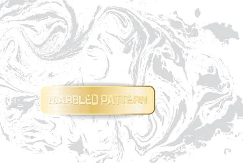 White and gray marble pattern. Light marbling texture. Decorative marbled Stock Illustration