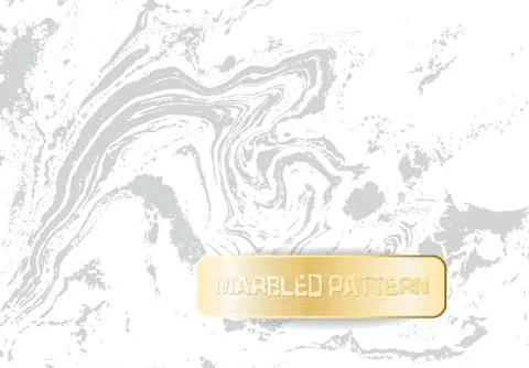 White and gray marble pattern. Light marbling texture. Decorative marbled イラスト素材