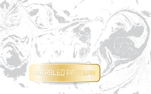 White and gray marble pattern. Light marbling texture. Decorative marbled Stock Illustration