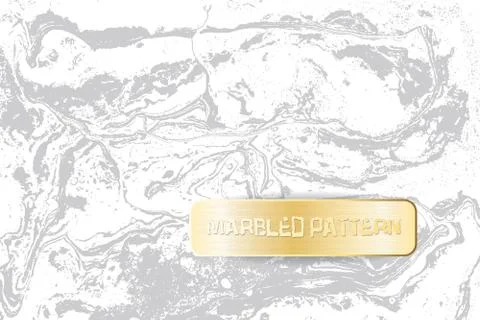 White and gray marble pattern. Light marbling texture. Decorative marbled イラスト素材