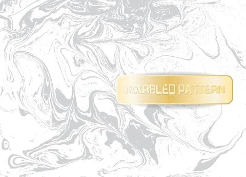 White and gray marble pattern. Light marbling texture. Decorative marbled 스톡 일러스트