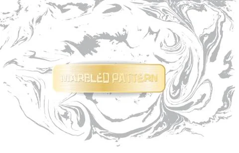 White and gray marble pattern. Light marbling texture. Decorative marbled Stock Illustration
