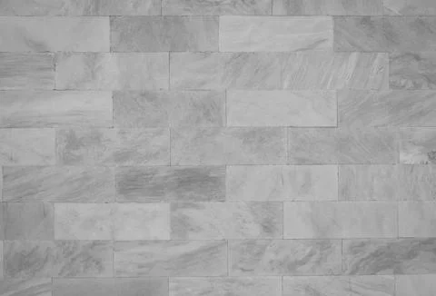 White and gray texture marble and brick wall background Stock Photos