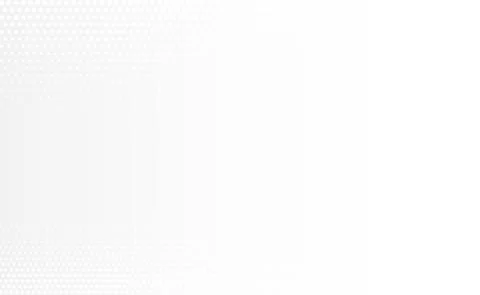 White and gray vector panoramic background with dots of different sizes Stock Illustration