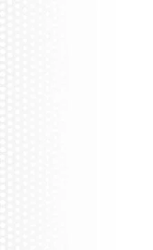 White and gray vector panoramic background with dots of different sizes Stock Illustration