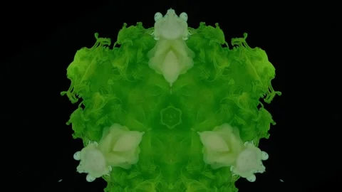 White and green triangular abstract background Video stock 317592773