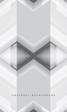 White and grey 3D technology abstract vertical cover background with arrows 스톡 일러스트