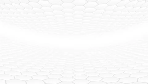 White And Grey Abstract Perspective Background 16x9 Stock Illustration