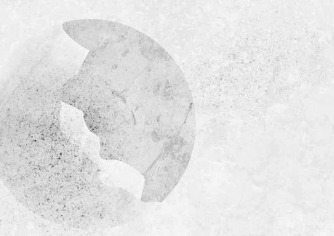 White and grey grunge textural concrete and plaster cracked wall background Stock Illustration