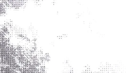 White and grey halftone texture vector background design template for graphic Stock Illustration