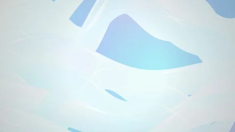 White and light blue ribbon layers flow in a seamless loop Stock Footage 341666206