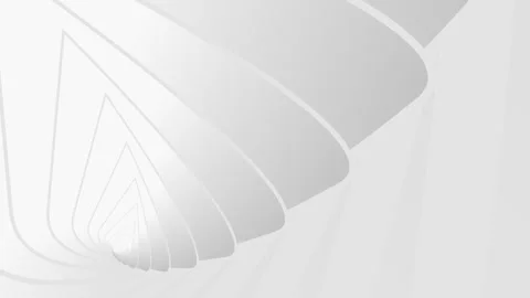 White And Light Gray Shapes Moving Background Stock Footage 273840558