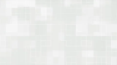 White and light grey abstract geometric background. Dynamic blocks Stock Footage 307951490