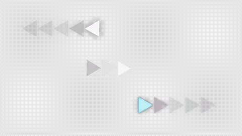 White and multi colored swipe arrow animation video. Stock Footage 245766098