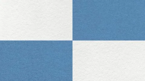 White and muted blue checkered paper texture background with four sections an Stock Photos