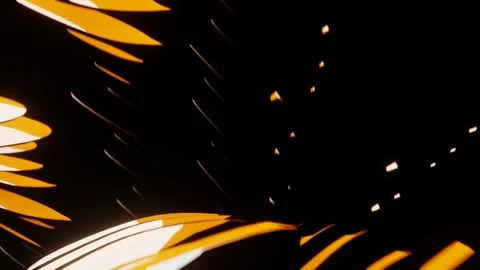 White and Orange Comics Propeller Movement Background VJ Loop in 4K Stock Footage 247396666