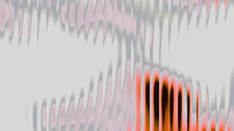 White and Orange Refracted Reeded Glass Motion Background 4K Stock Footage 320852289