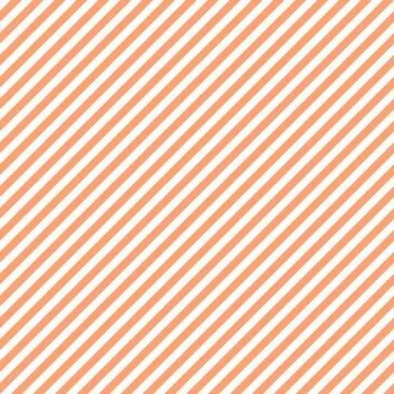 White and orange thin diagonal stripes pattern. Stock Illustration