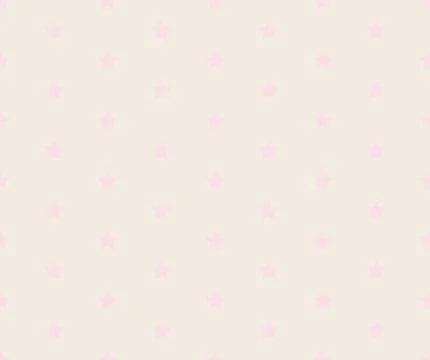 White and pink vector seamless pattern with stars Stock Illustration