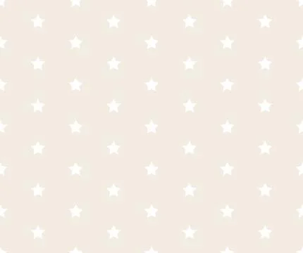 White and pink vector seamless pattern with stars Illustrazione stock
