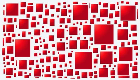 White and red abstract background with small checkered pattern Stock Illustration