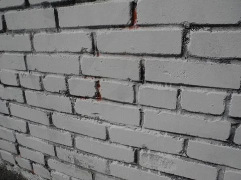 White and red brick wall Stock Photos