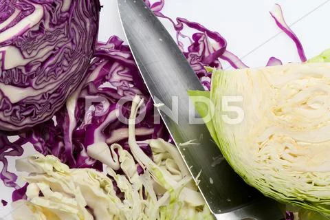 White And Red Cabbage