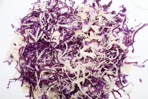 White and red  cabbage Stock Photos