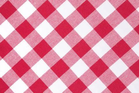 White and red checkered pattern Stock Photos
