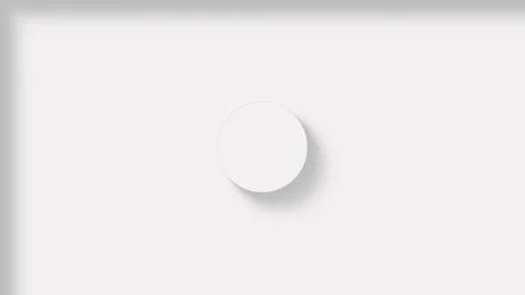 White and red circle animated background Stock Footage 262265079