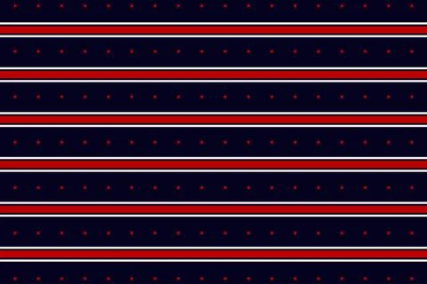 White, and red Line with dots texture on dark blue background Stock Illustration