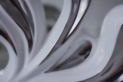 White and silver decor. Stock Photos