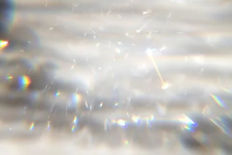 White and silver sequins, highlights sparkling carpet. Close-up, very shallow Stock Photos