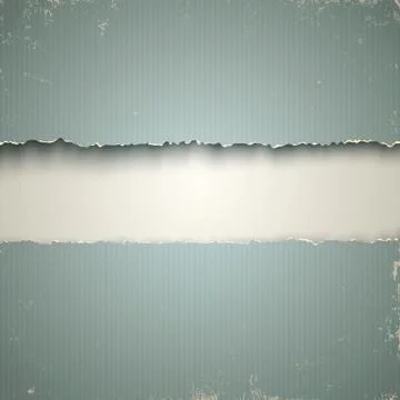 White and torn old paper background. Stock Illustration