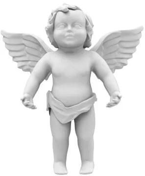 The white angel Stock Illustration