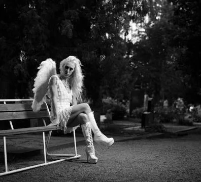 White angel Stock-Fotos