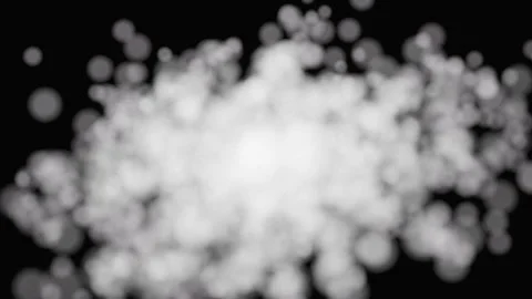 White animated fluffy realistic cloud render in motion Stock Footage 312238721