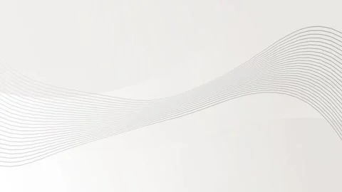 White animation with wavy lines, modern minimalist looping animation. Stock Footage 286413336