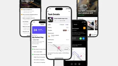 White App Promo Stock After Effects